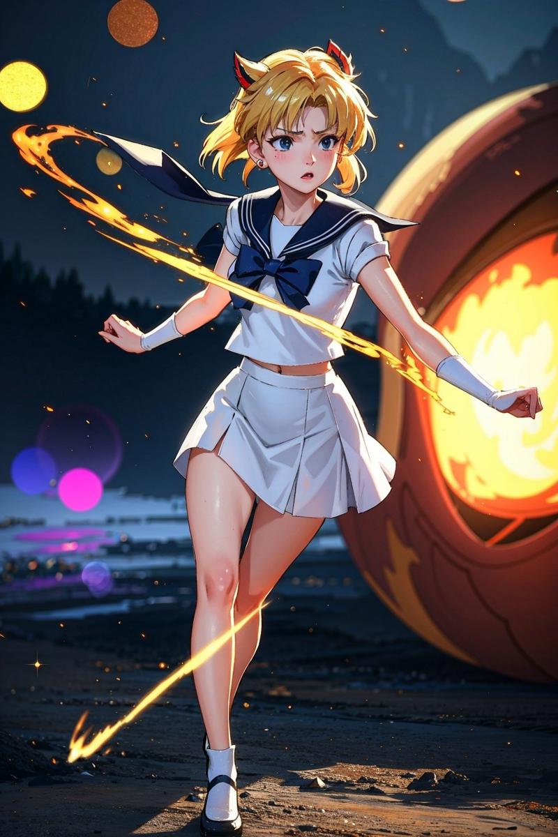 00018-2225492602-8k, Anime digital manga page, full body close up image, Exquisite, white magic girl Sailor Moon, short blond and red asymmetric.jpg